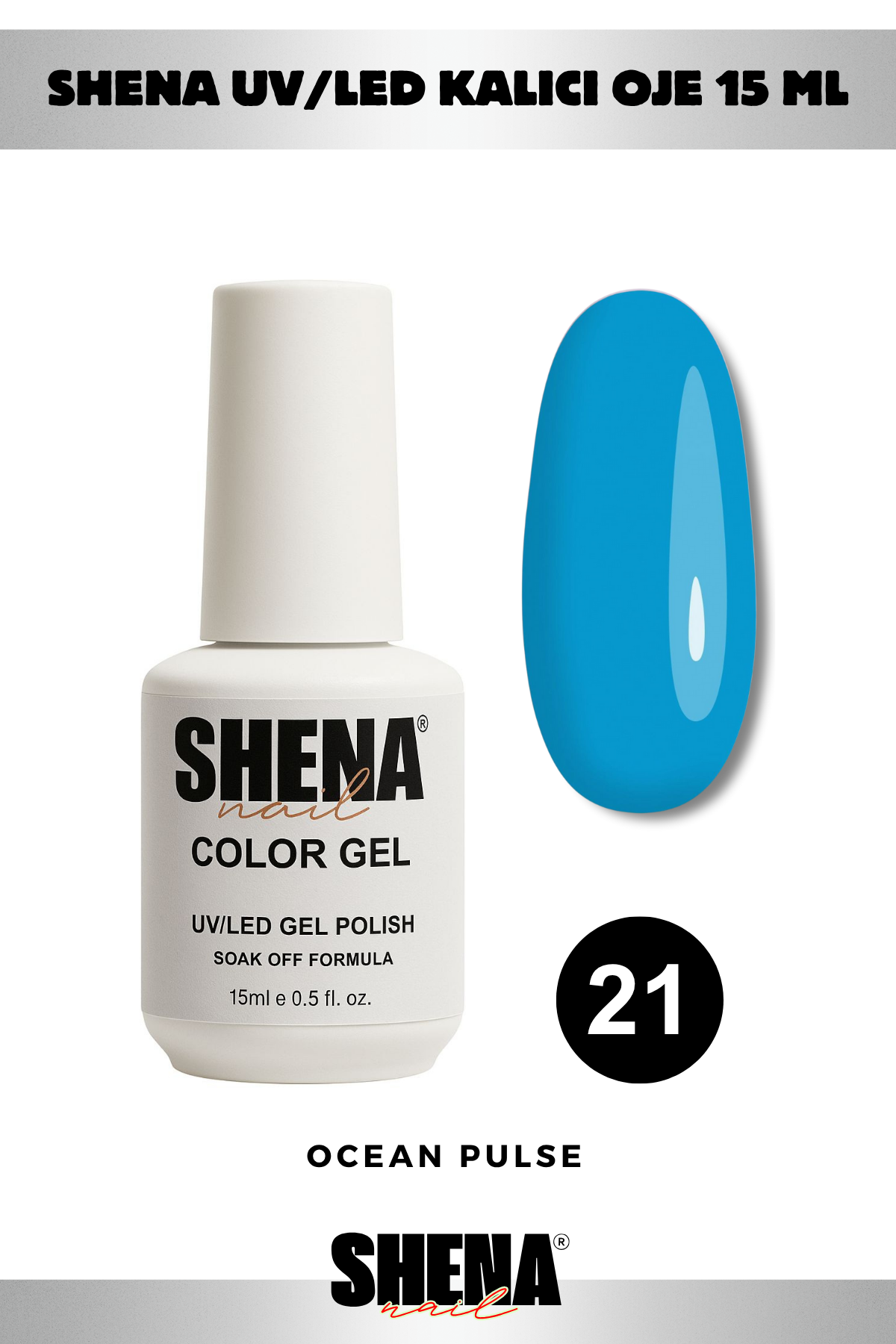 Shena Kalıcı Oje Gel Polish 15 Ml 021Shena