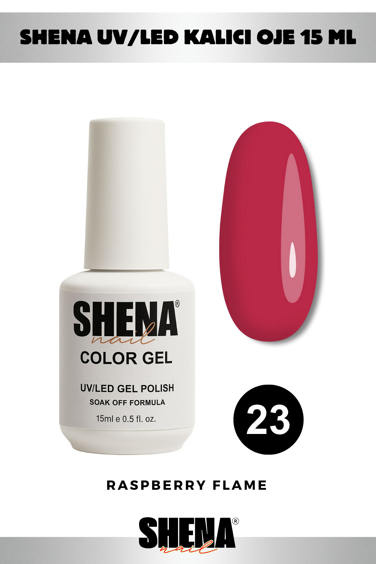 Shena Kalıcı Oje Gel Polish 15 Ml 023Shena