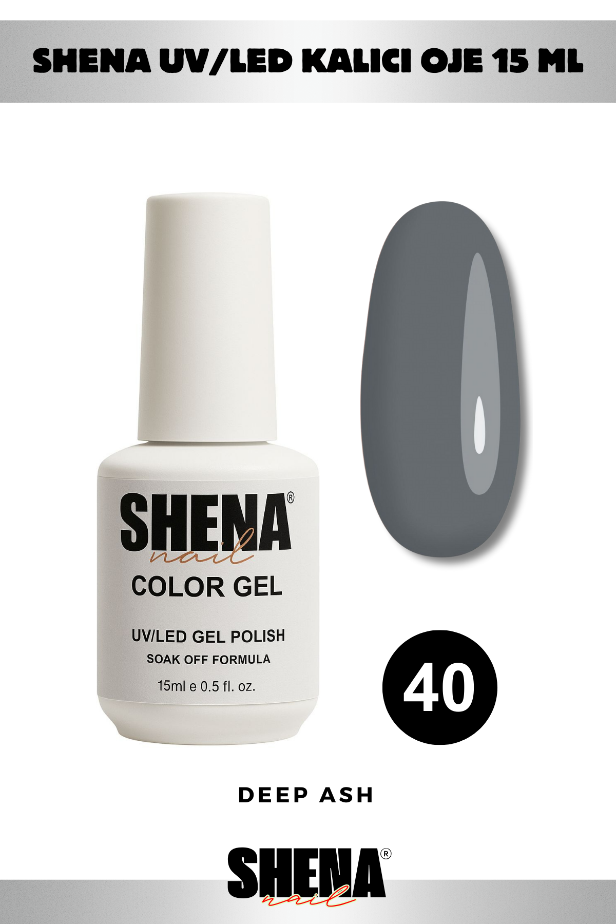 Shena Kalıcı Oje Gel Polish 15 Ml 040Shena