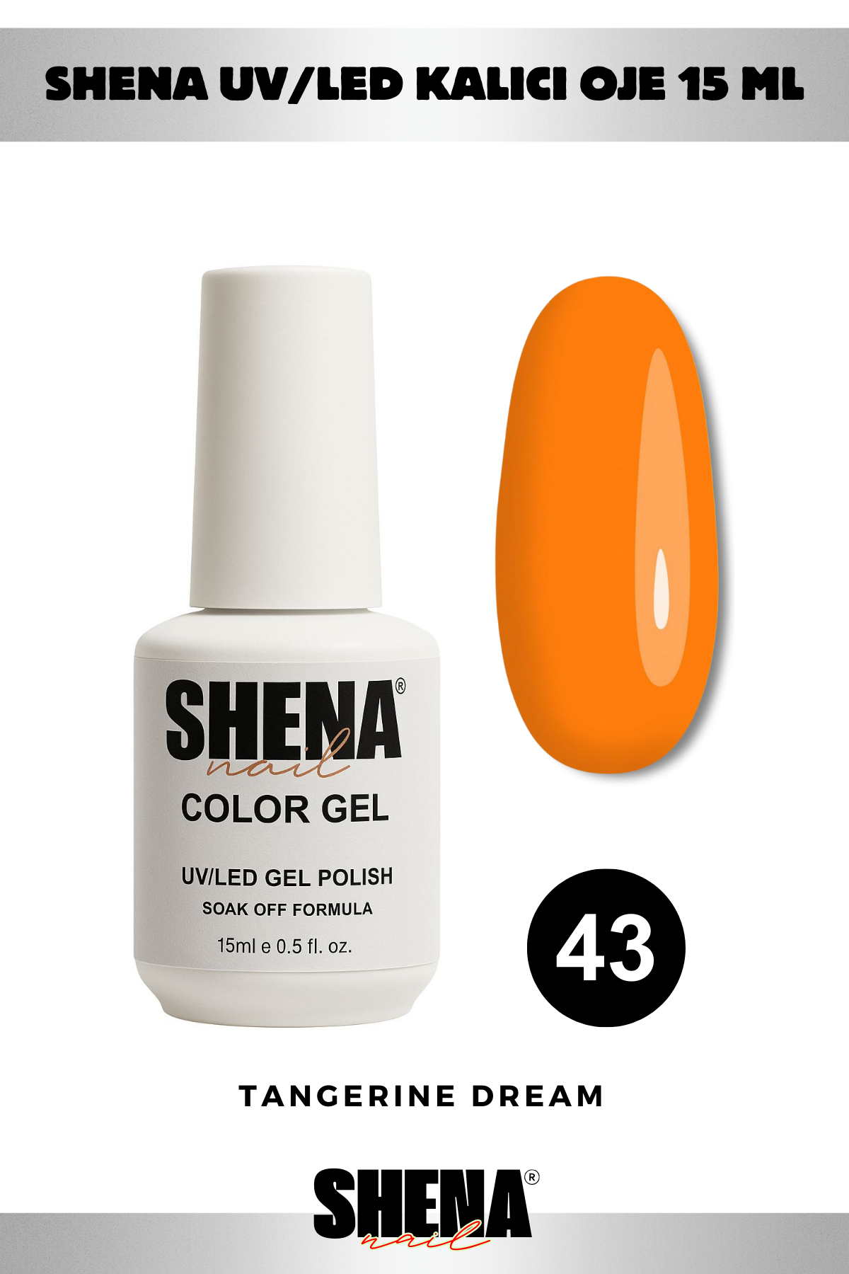 Shena Kalıcı Oje Gel Polish 15 Ml 043Shena