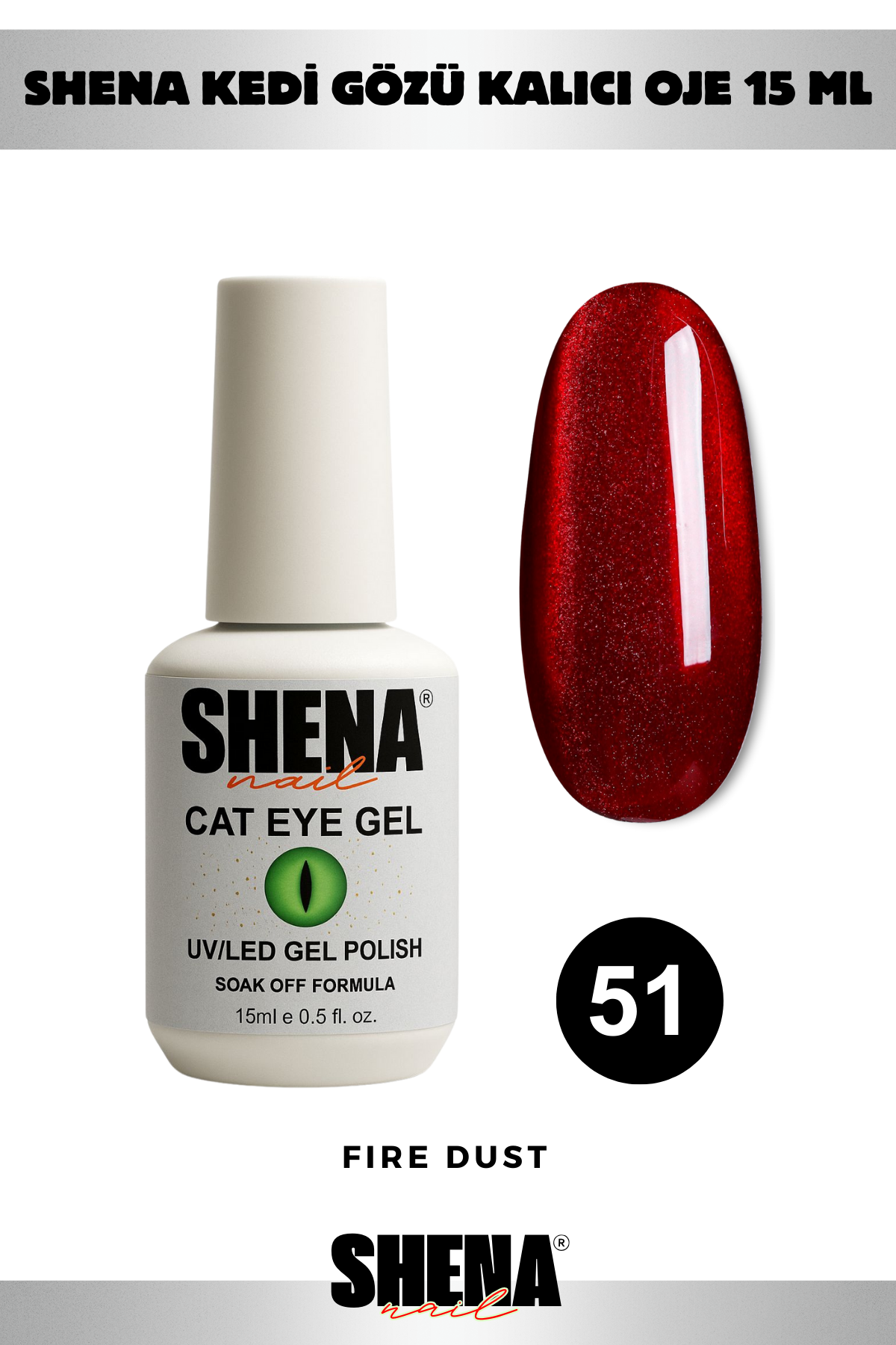 Shena Kalıcı Oje Gel Polish 15 Ml 051Shena