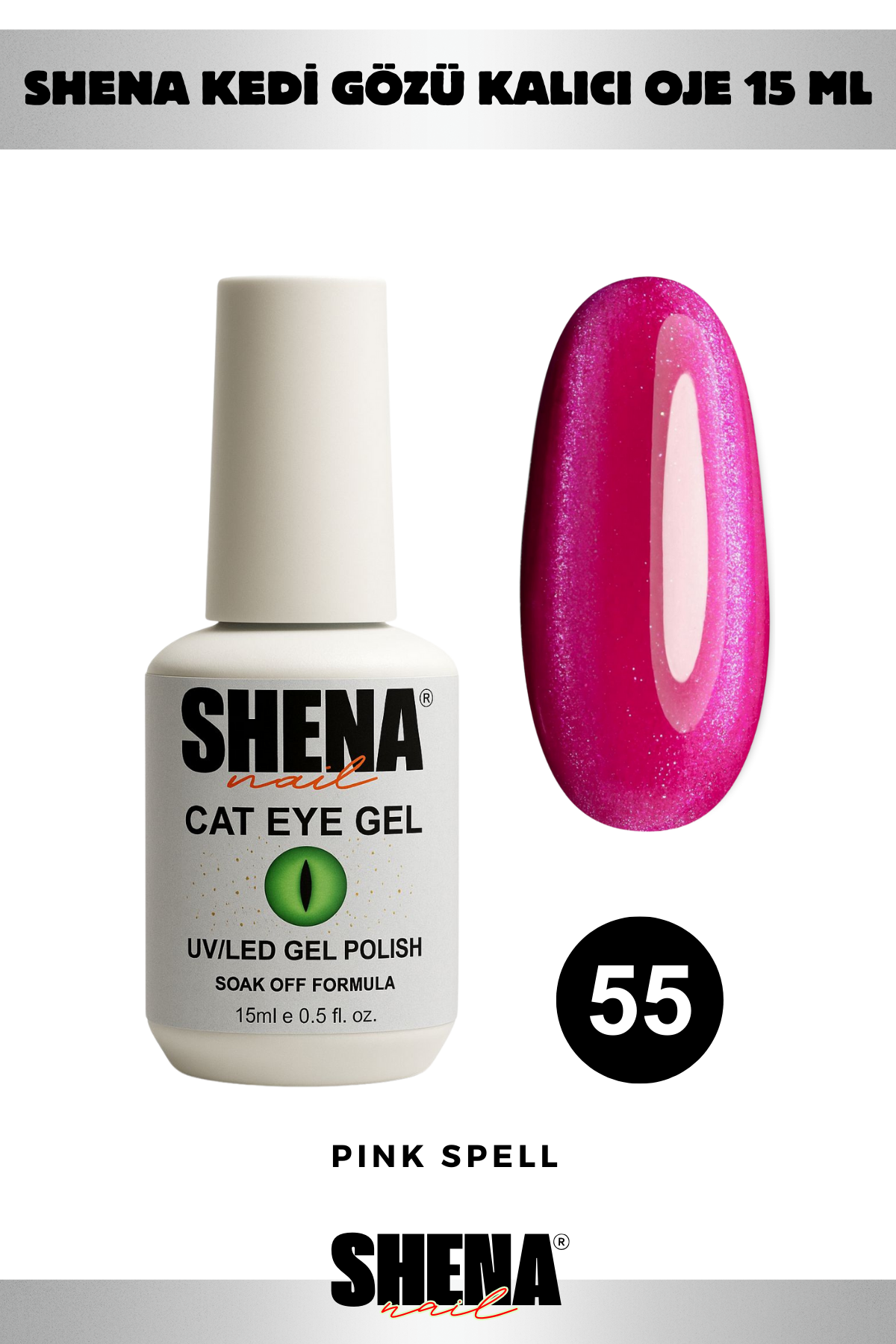 Shena Kalıcı Oje Gel Polish 15 Ml 055Shena