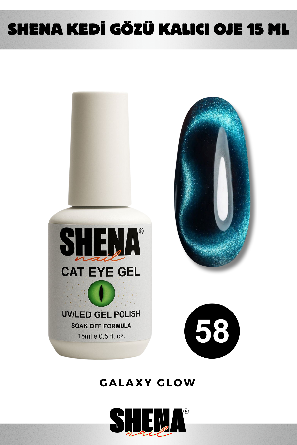 Shena Kalıcı Oje Gel Polish 15 Ml 058Shena