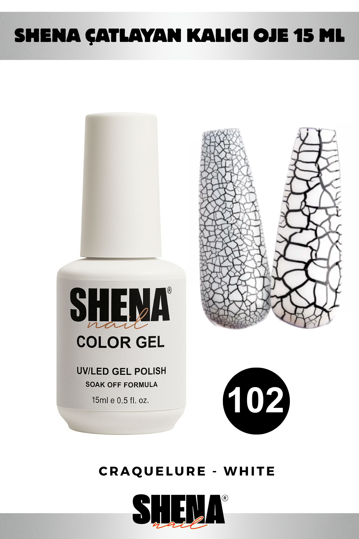 Shena Kalıcı Oje Gel Polish 15 Ml 102Shena