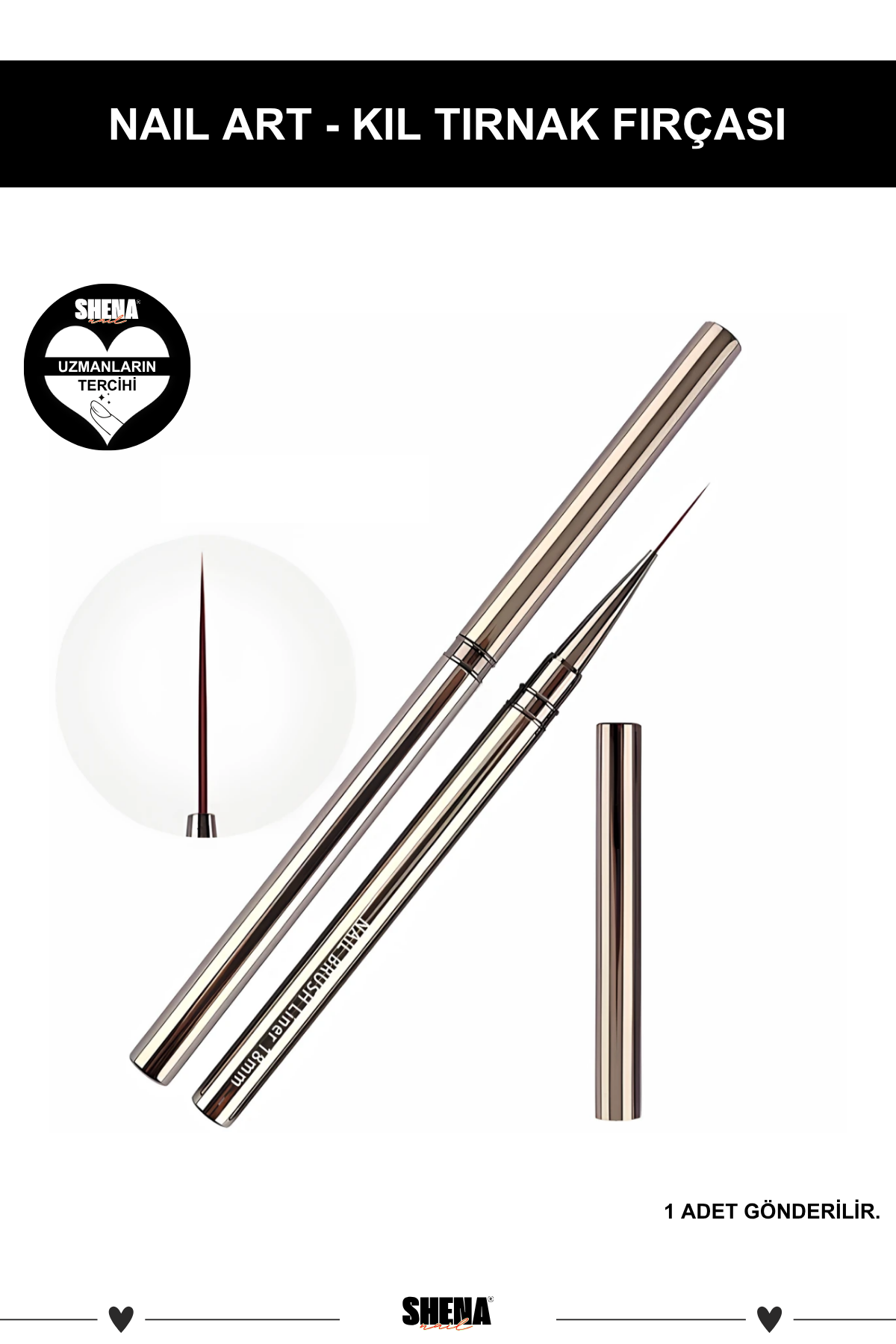 Shena Nail Tırnak Kıl Fırçası 9/12/18 MMShena