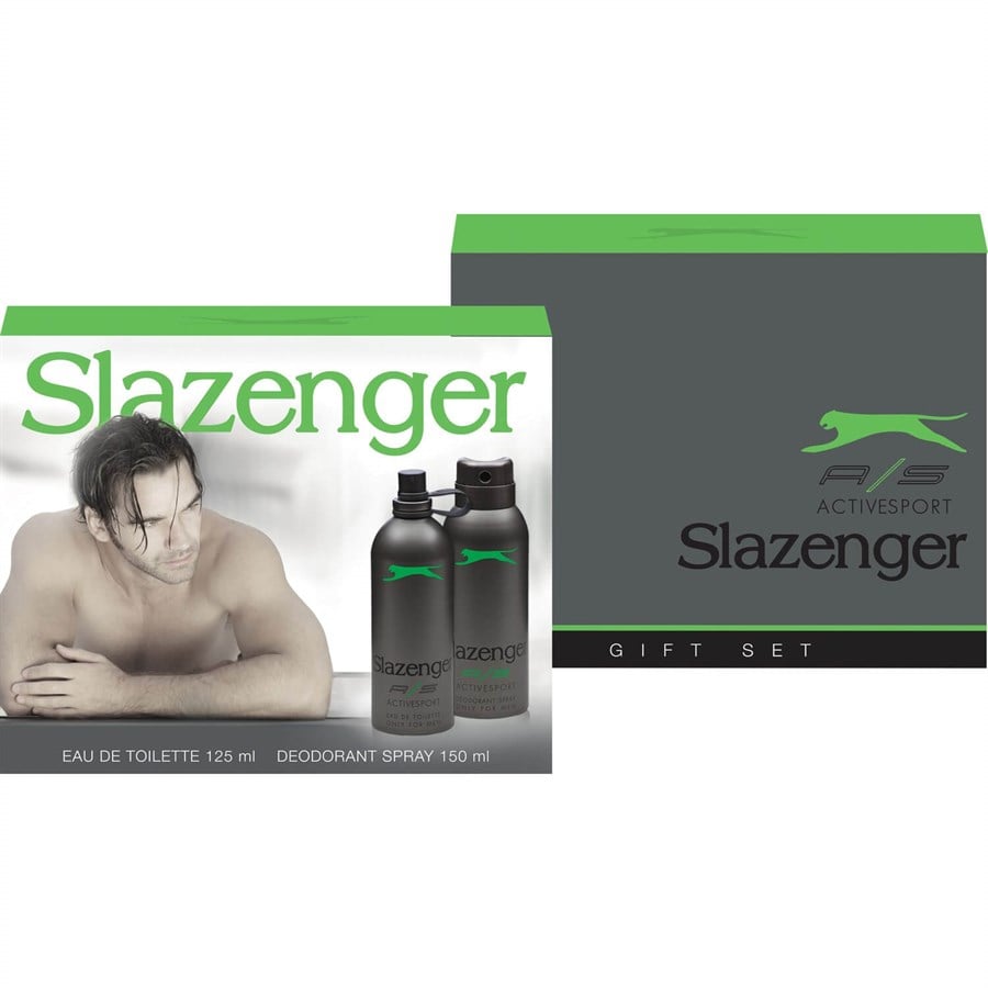 Slazenger Active Sport Yeşil 125 Ml Erkek Parfümü + 150 Ml Deodorant SetSlazenger