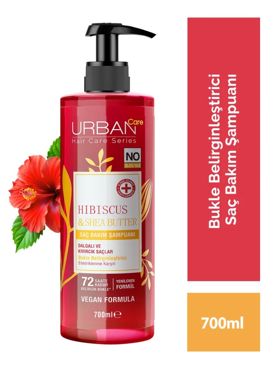 Urban Şampuan Hibiscus & Shea Butter 700 Ml Bukle BelirginleştiriciUrban