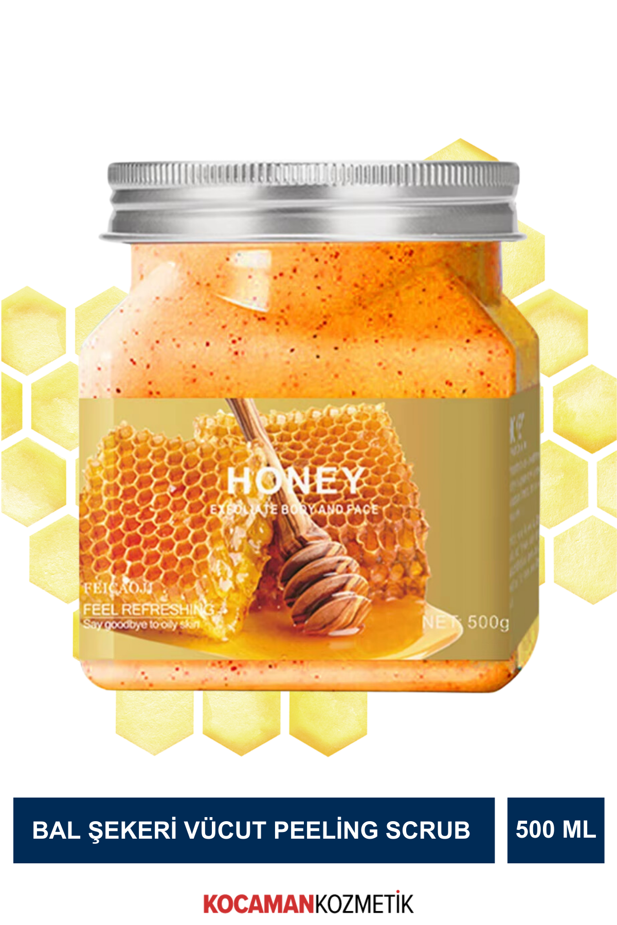WOKALİ SCRUB 500 ML HONEY SUGAR 728Nano Absolute