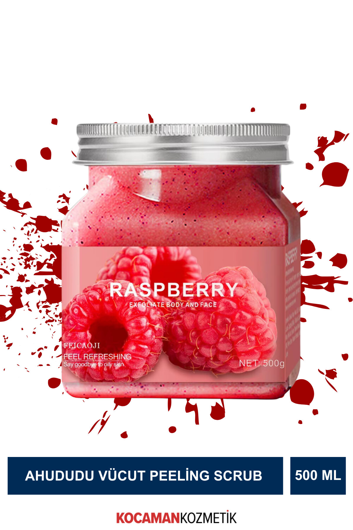 WOKALİ SCRUB 500 ML RASBERRY 436Nano Absolute