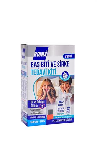KONIX BAŞ BİTİ VE SİRKE TEDAVİ KİTİ | Saç Bakımı