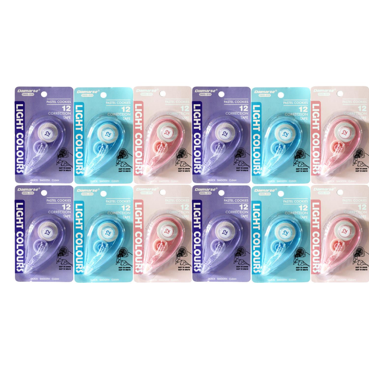 BAFİXBafix Pastel Şerit Silici Daksil 5mmx12m 12 Adet DMS-919