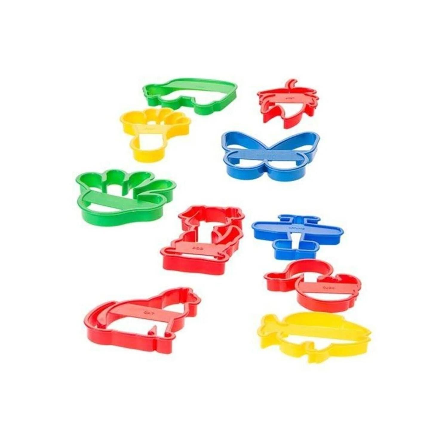 BubuBubu Oyun Hamuru Kalıbı Şekiller 10 Parça (BUBU-00001)