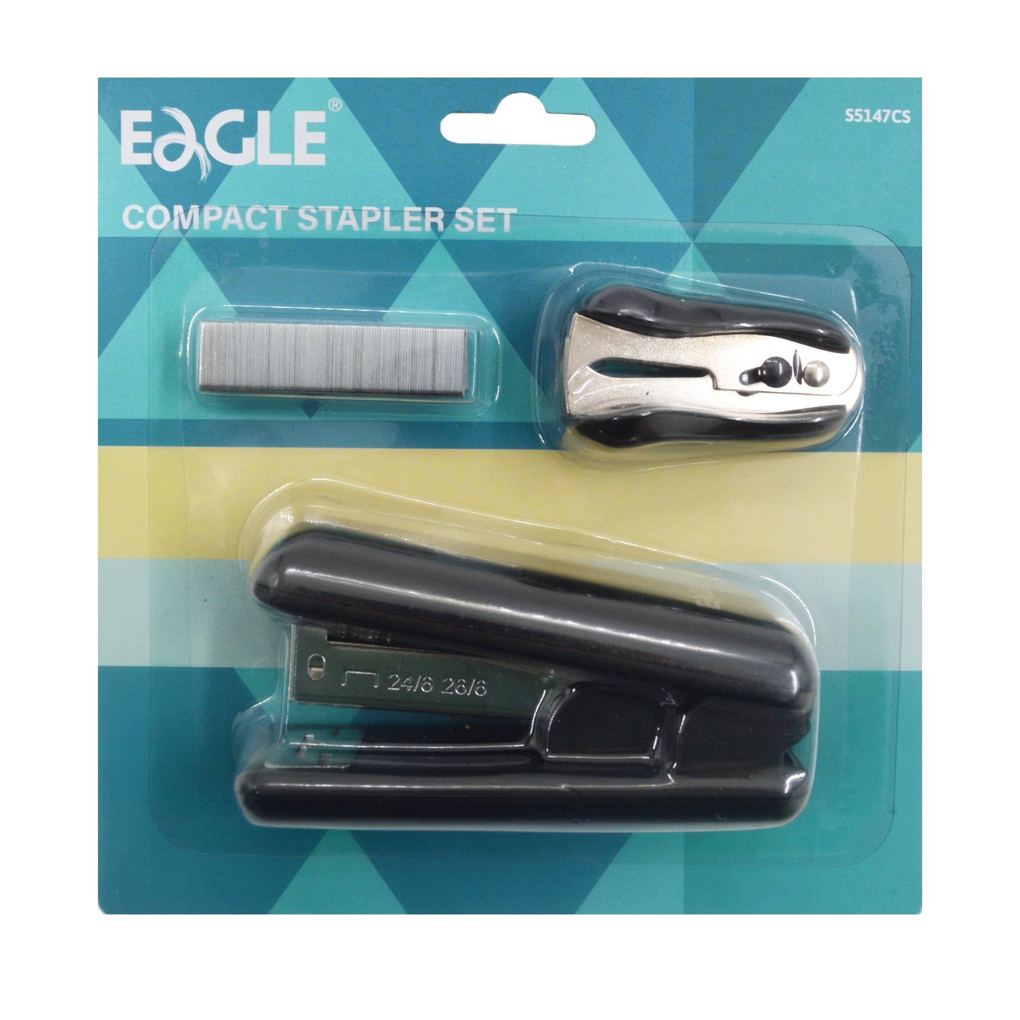 EagleEagle 24/6 Zımba Makinası 20 Sayfa Diker Tel Sökücü ve Zımba Teli Set S5147CS