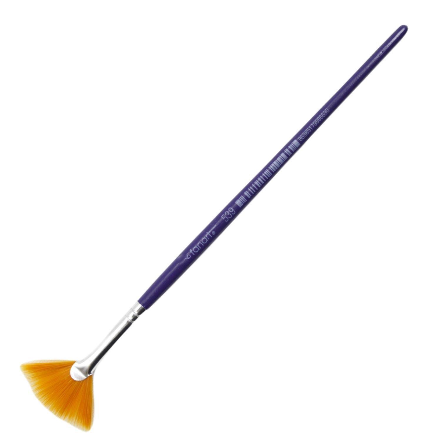 FanartFanart Academy Seri 539C Sentetik Kıl Yelpaze Fırça No:6