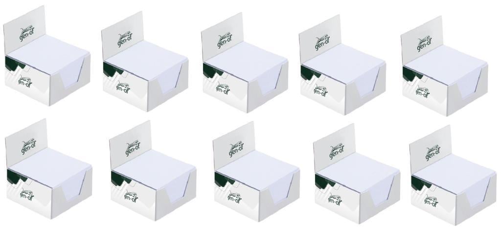 Gen-OfGen-Of 8x8 Kutulu Beyaz Küp Not (GEN-9100) 10 Adet
