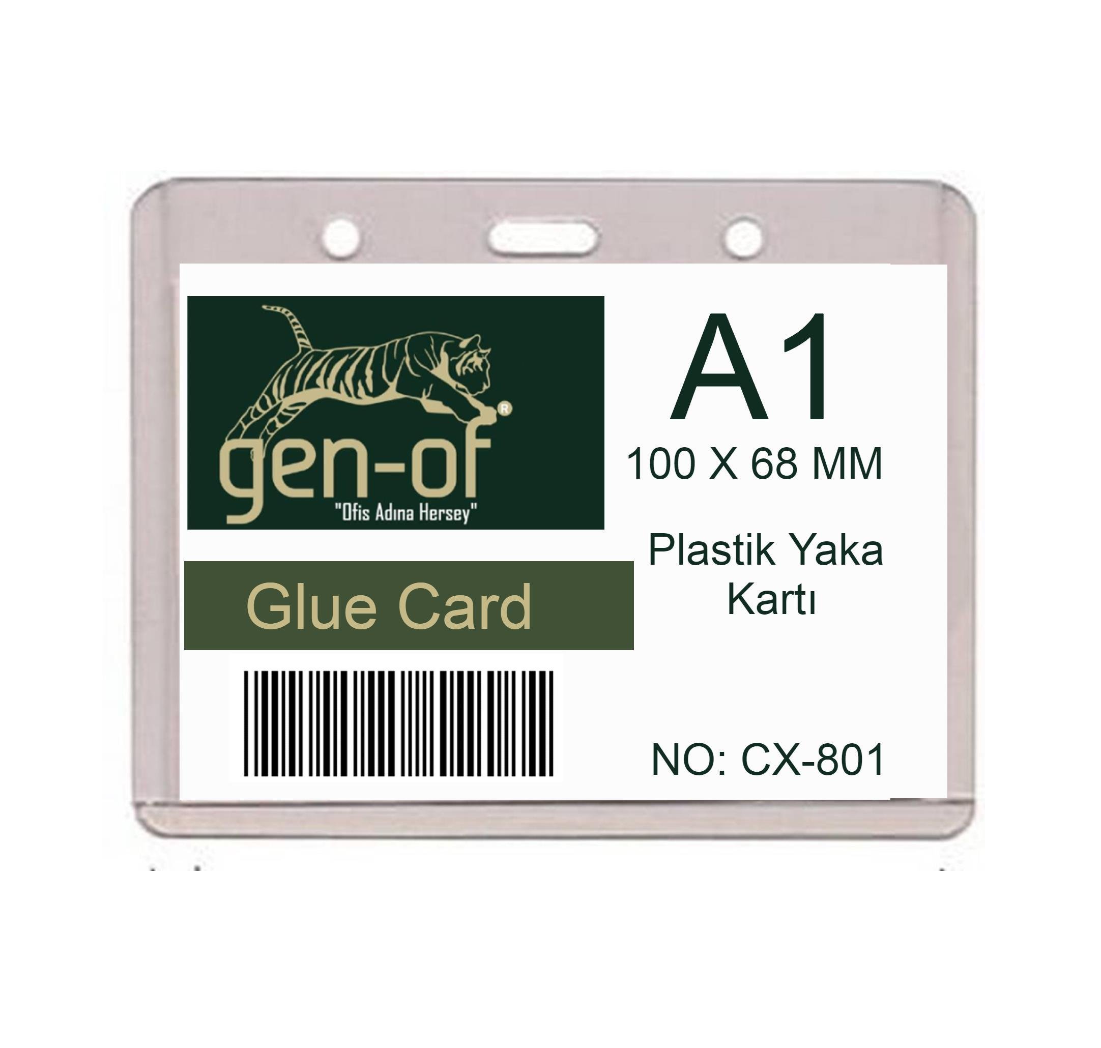 LİNEAGen-Of Yaka Kartı Dikey Yatay B1 A1 A2 A6 Seçenekli