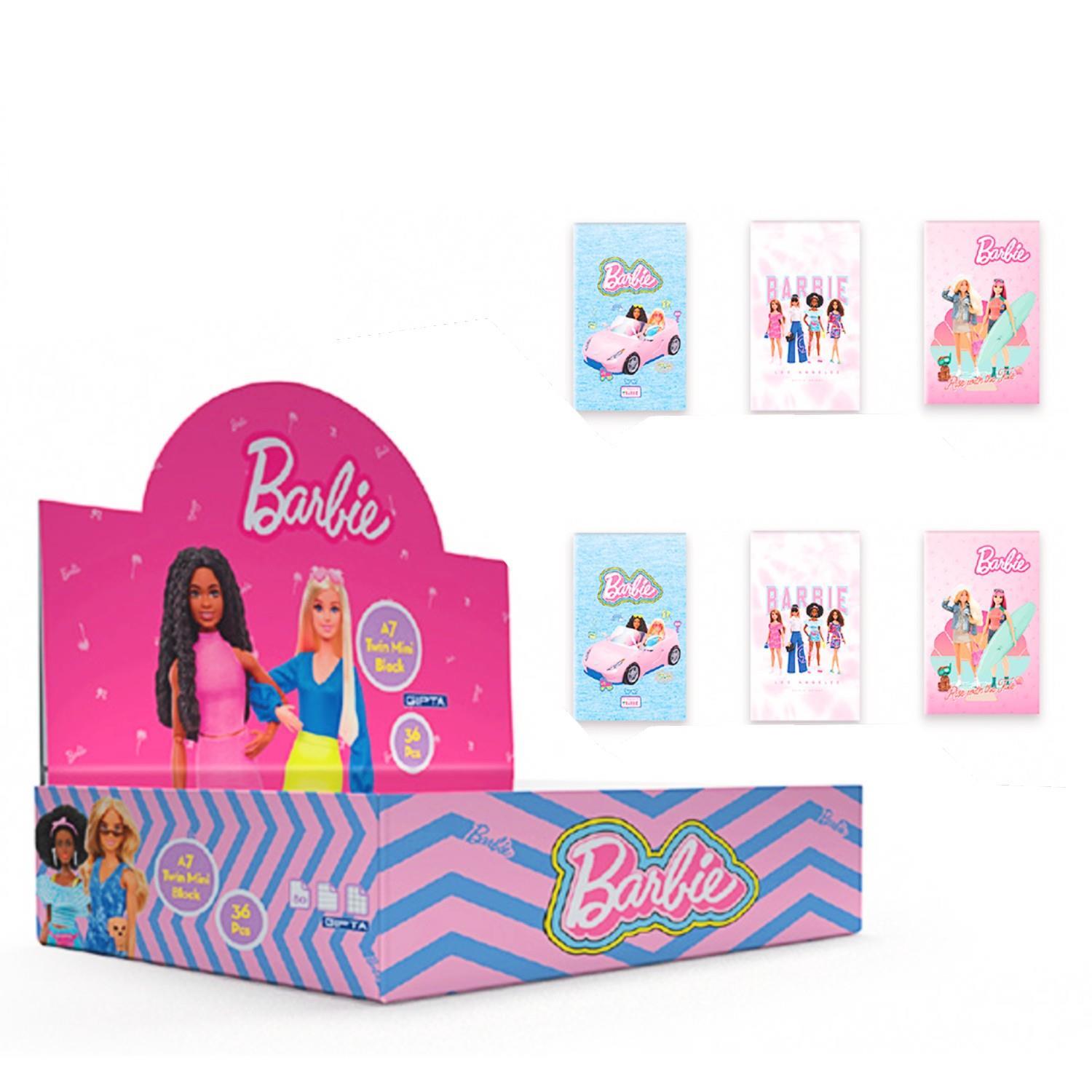 GıptaGıpta Barbie Karton Kapak Dikişli Not Defteri A6 48 Yaprak Çizgili (5495)