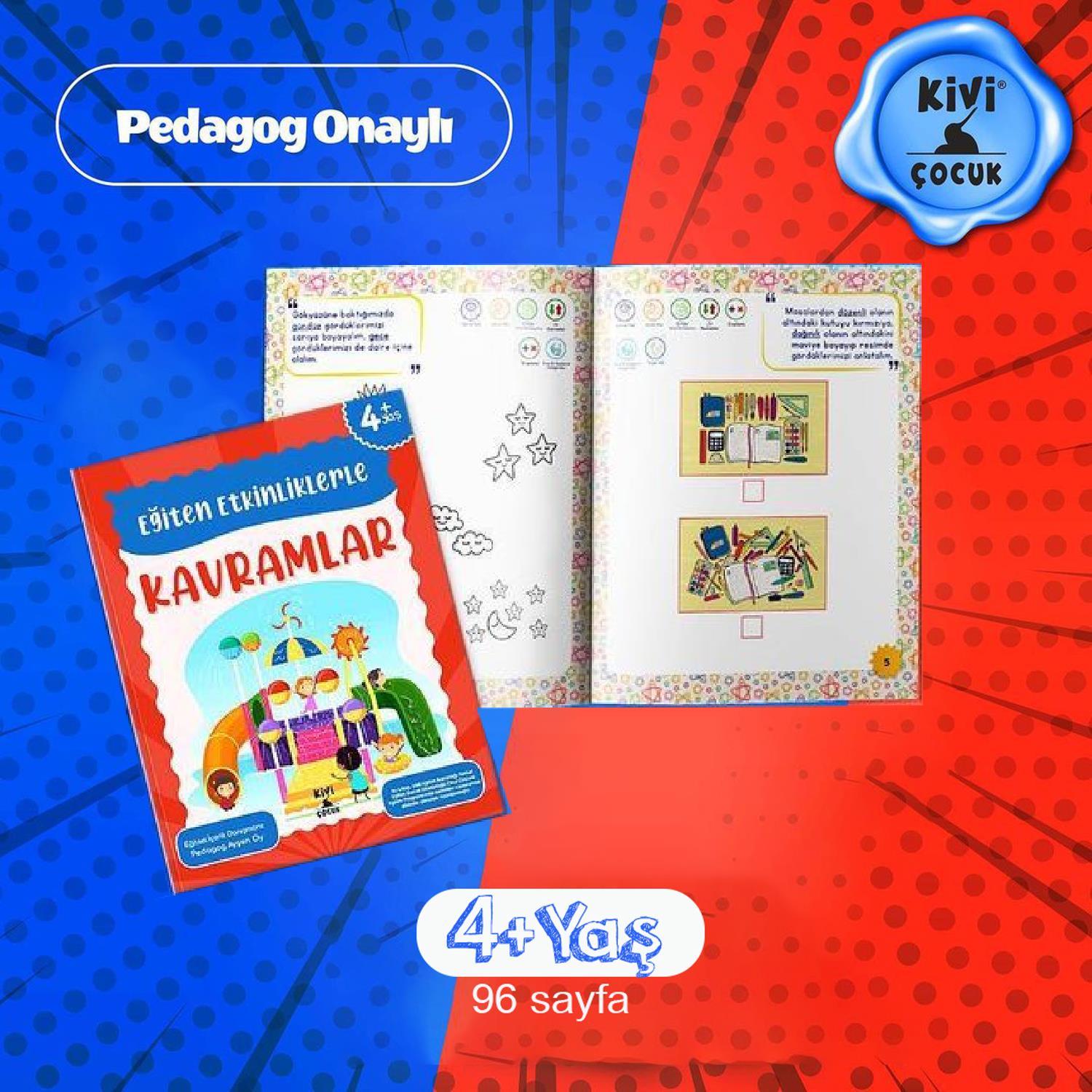 KİVİ ÇOCUKKivi Çocuk Eğiten Etkinliklerle Kavramlar -Ayşen OY KTP