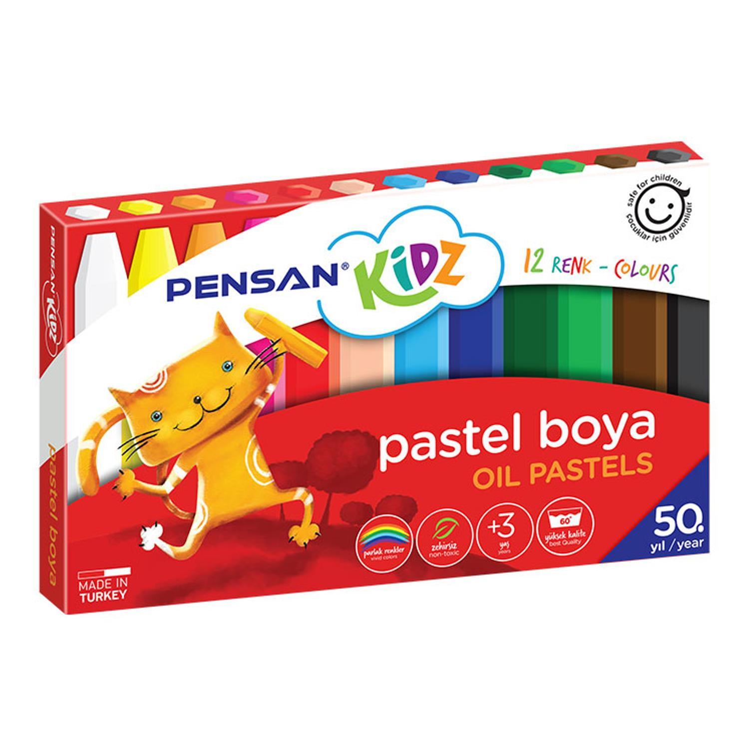 PENSANPensan Kidz Pastel Boya 12 Renk