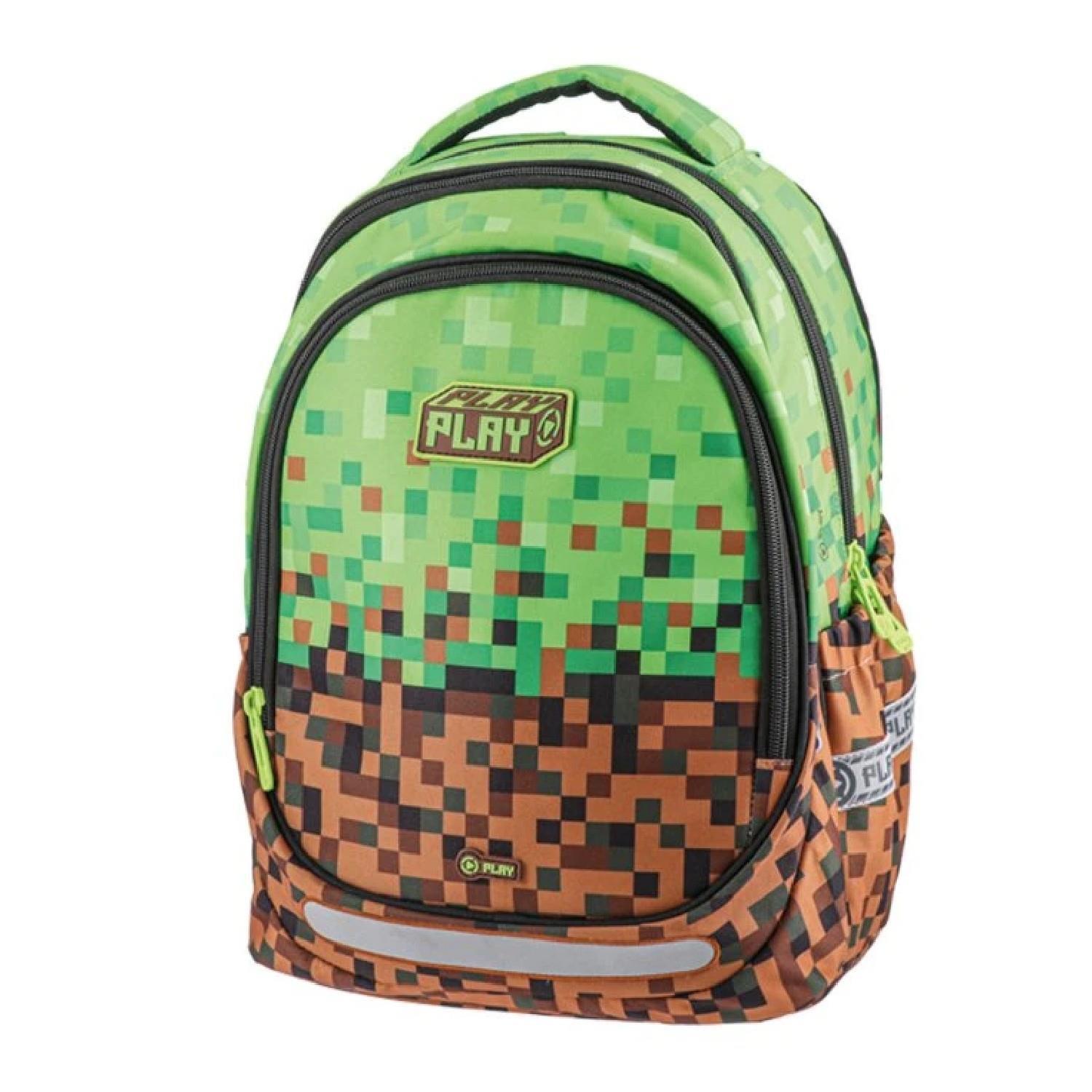 PlayPlay Maxx Anatomik 3 Bölmeli Okul Sırt Çantası Yeşil (161839)
