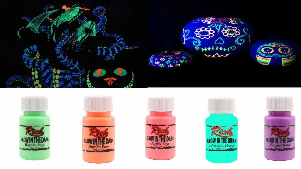RİCHRich Karanlıkta Parlayan Hayalet Boya 50 cc