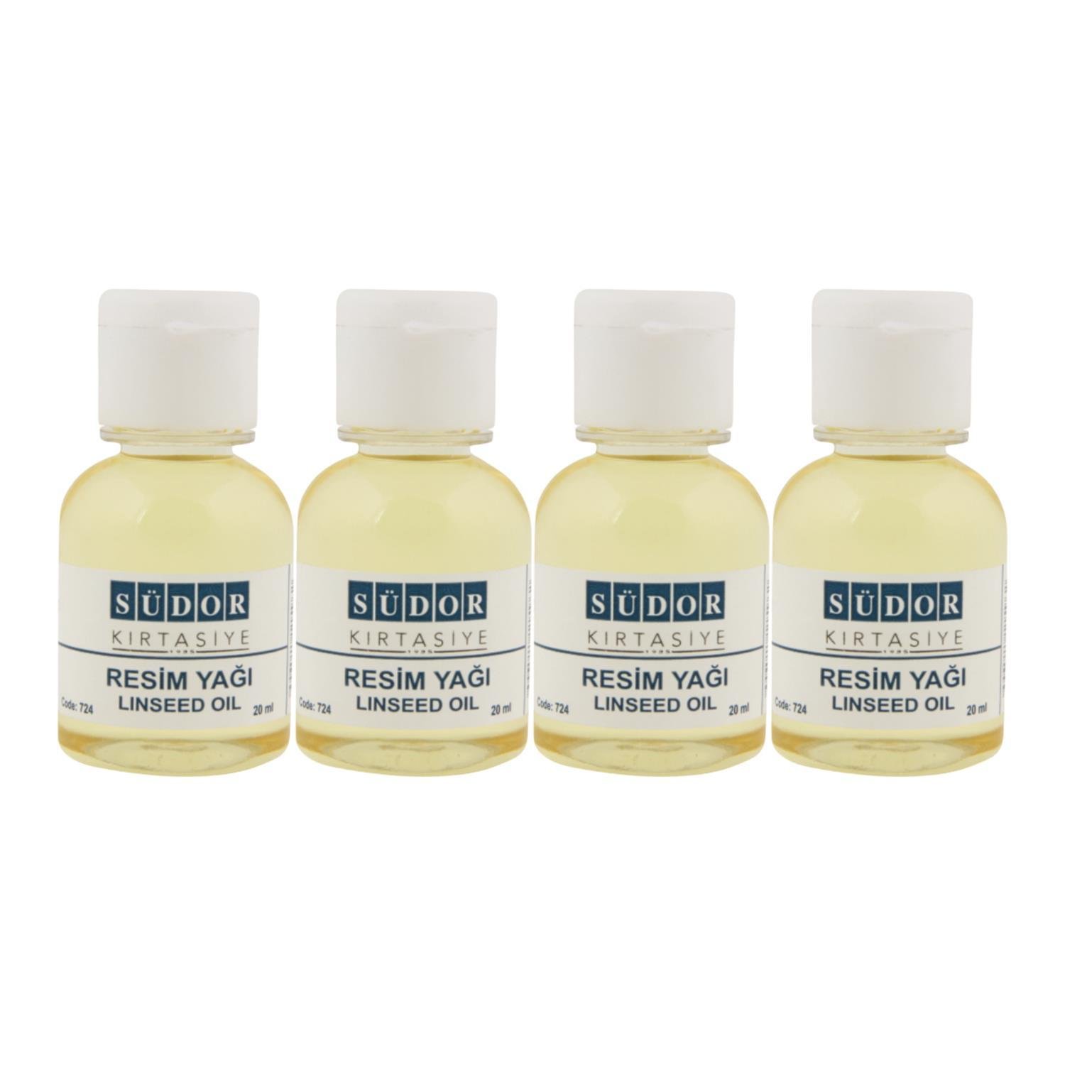 SÜDORSüdor Resim Yağı 20 ml Keten Yağı(4 Adet)