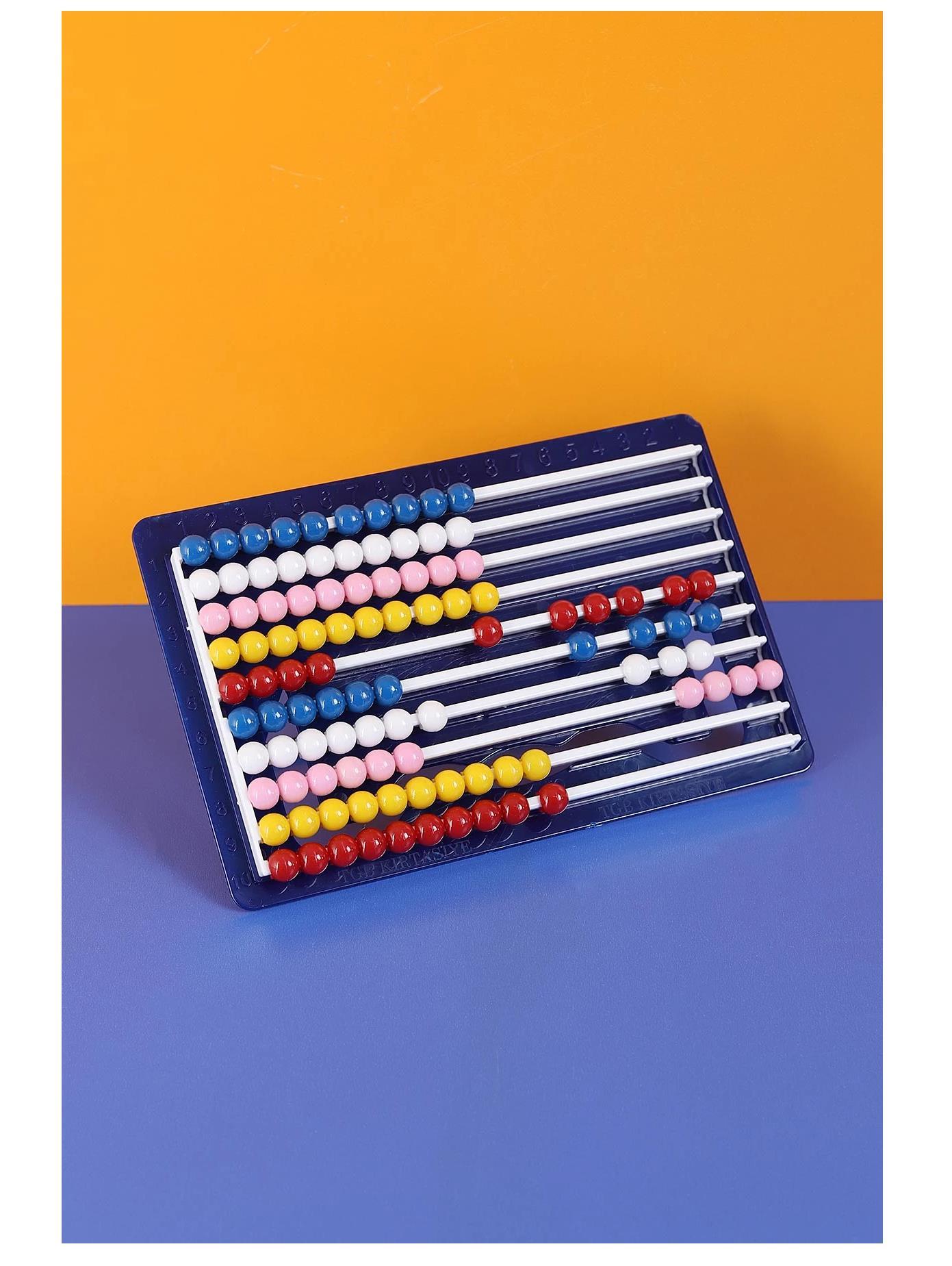 TGBTgb Raylı Abaküs Mihsap Sayı Boncuğu Renkli TGB-009 2702