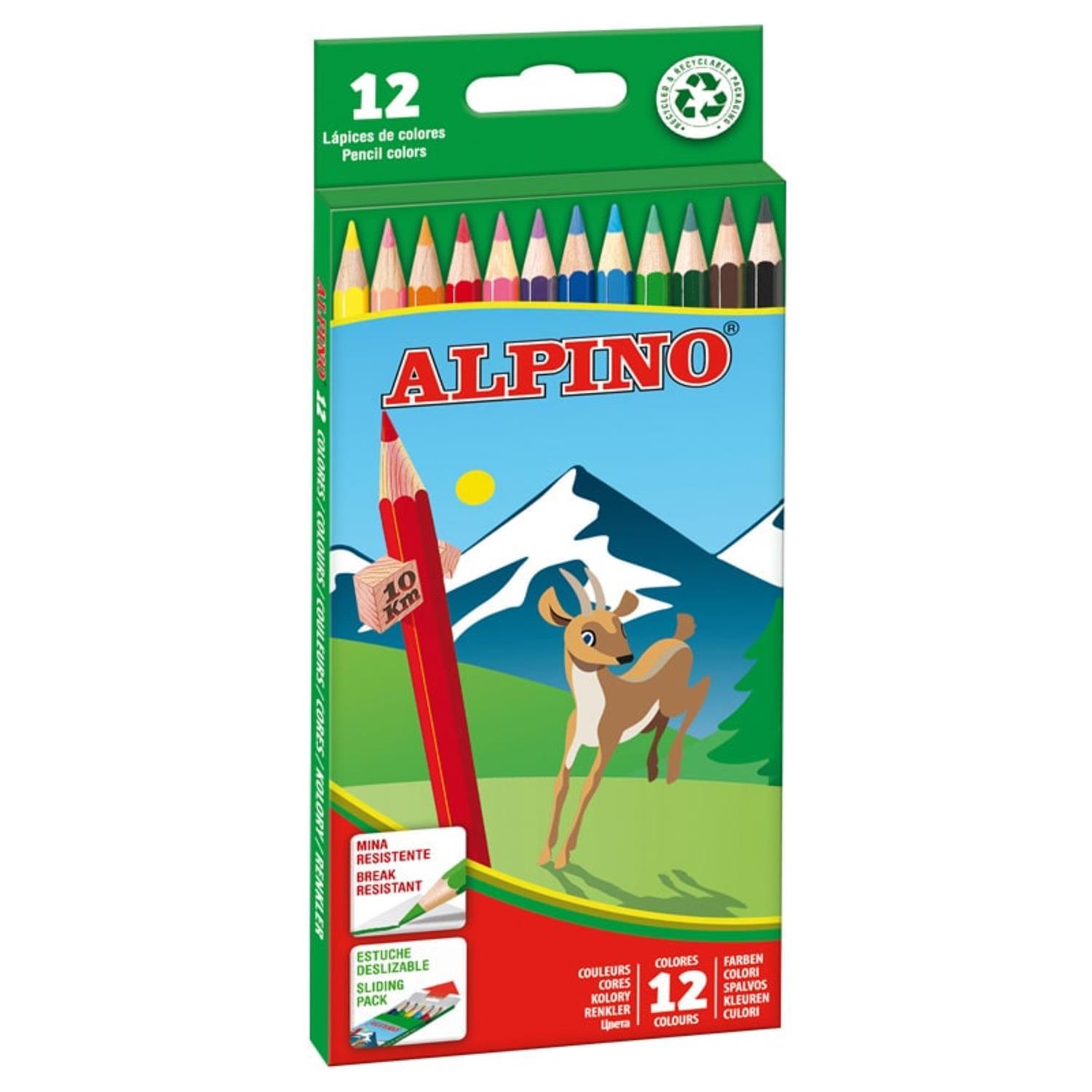 AlpinoAlpino Uzun Kuru Boya 12 Renk AL-10654