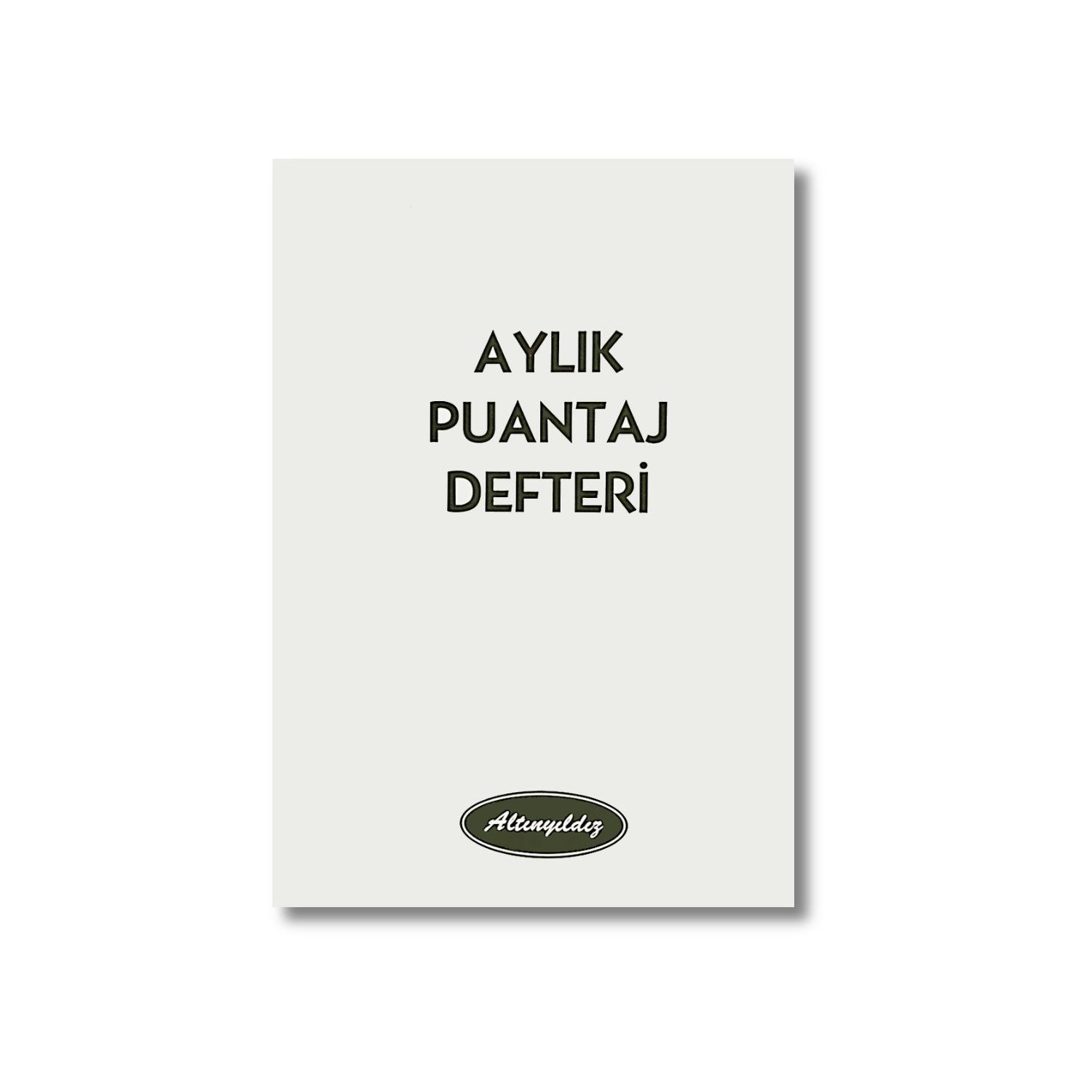 AltınyıldızAltınyıldız A7 Küçük Boy Puantaj Defteri (PD-224) 1 Adet