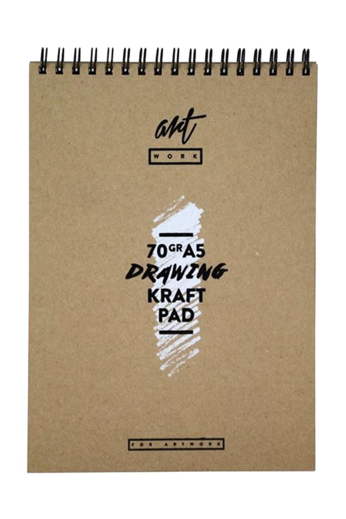 ArtworkArtwork A5 Kraft Çizim Bloğu 70 Gr 50 Yaprak (Art-70-A5)