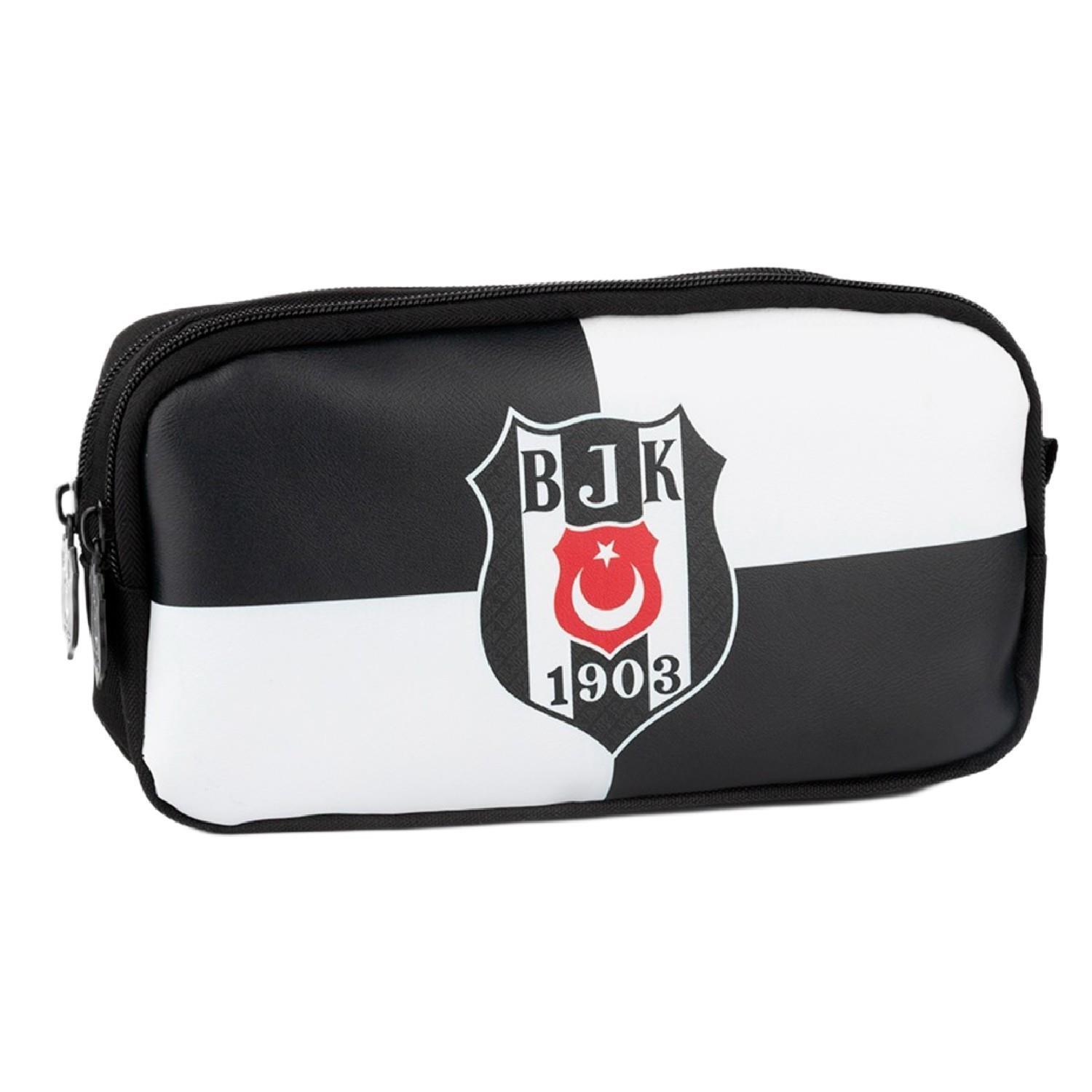 BeşiktaşBeşiktaş 2 Bölmeli 1903 Logo Baskılı Suni Deri Kalemlik (25363)