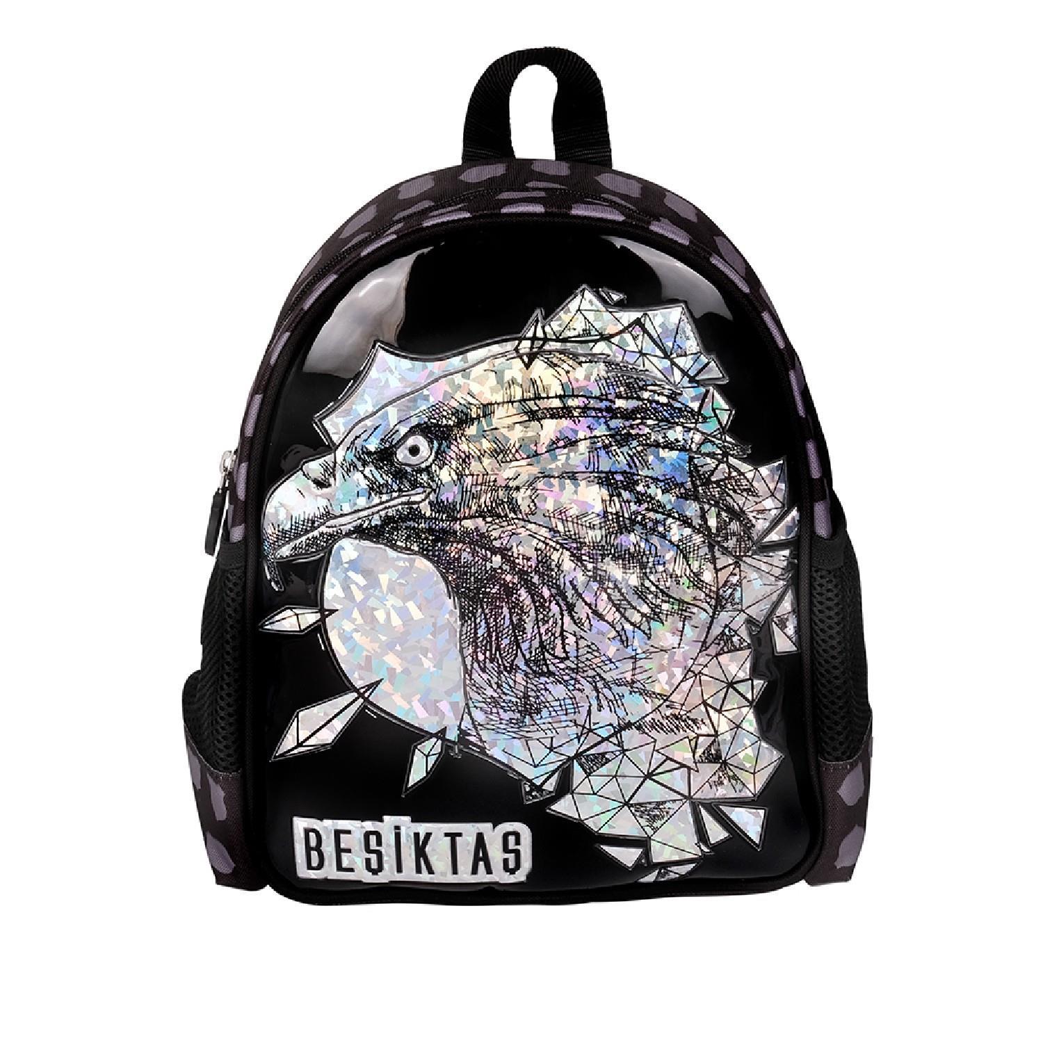 BeşiktaşBeşiktaş Tek Bölmeli Kartal Baskılı Anaokulu Sırt Çantası (24345)