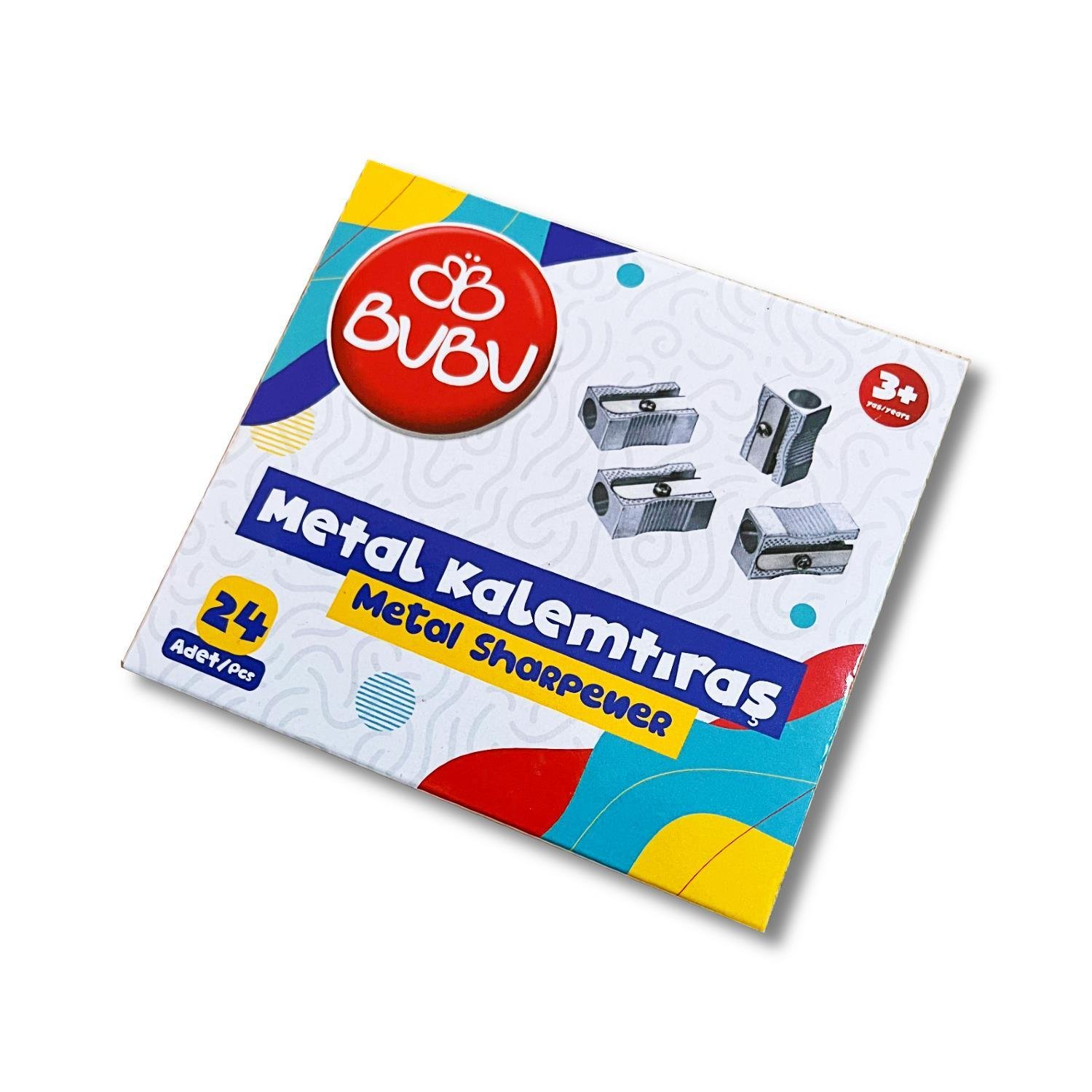 BubuBubu Metal Kalemtıraş (BUBU-KT0014) 24 Adet