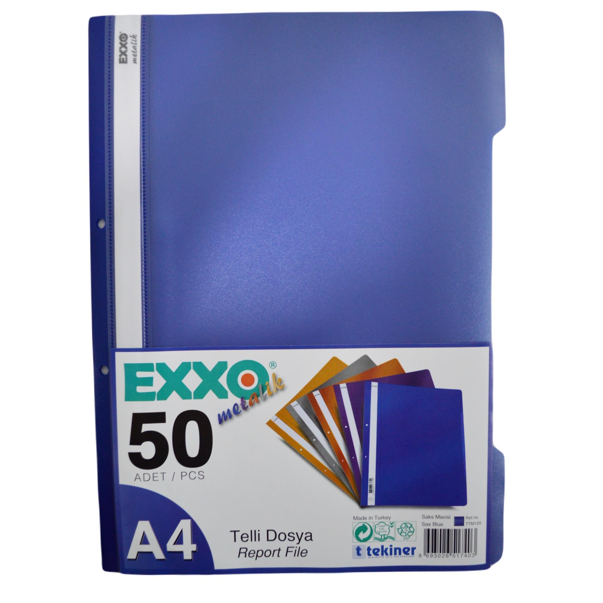 DosyDosy Metalik Telli Dosya 50 li Paket