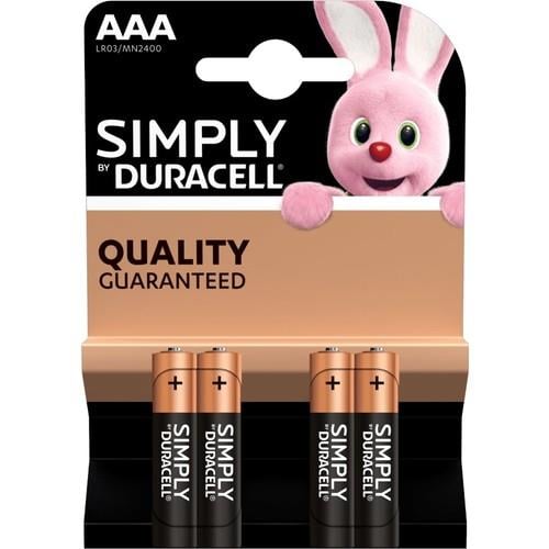 DuracellDuracell Simply Alkalin AAA İnce Pil 4 lü