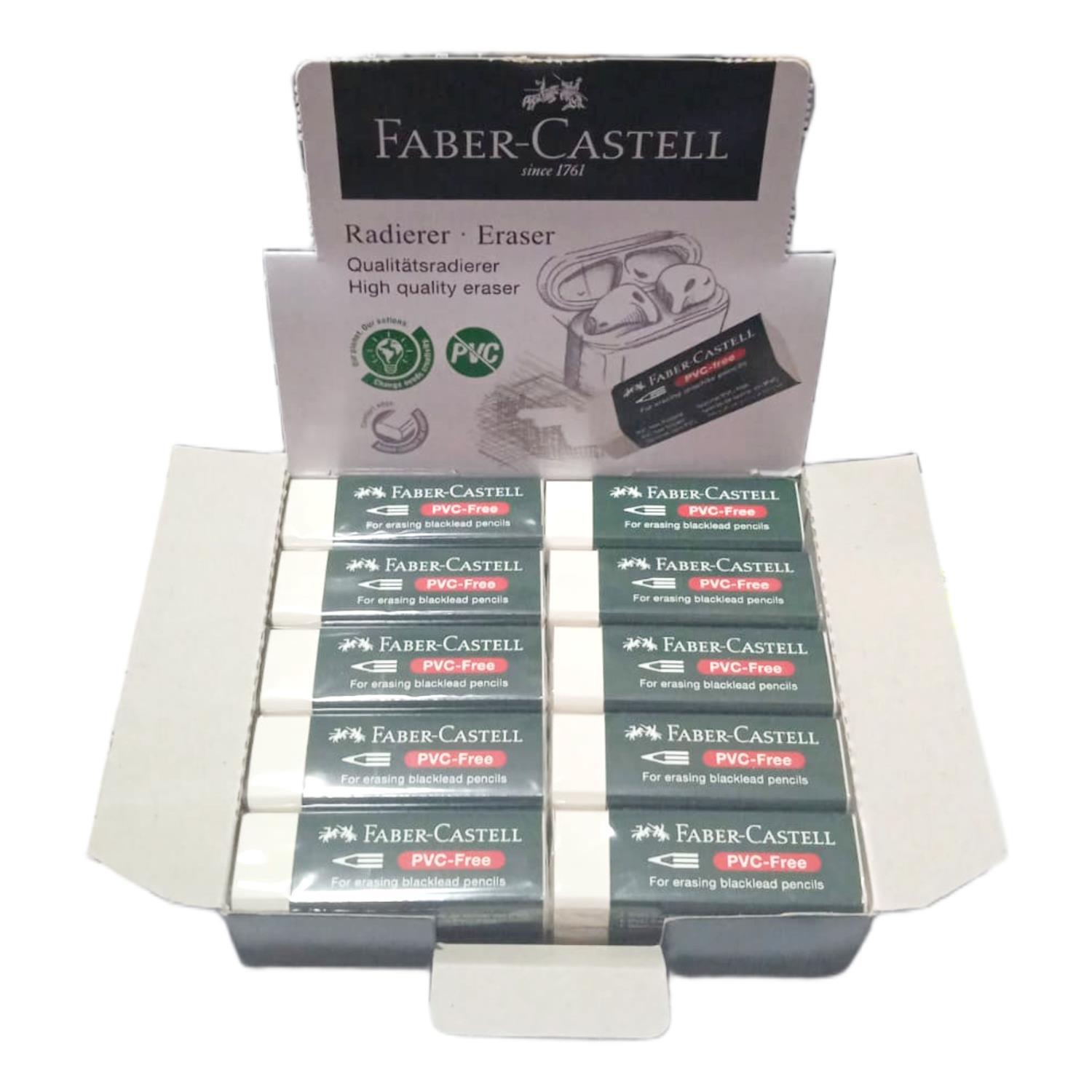 Faber-CastellFaber Castell Büyük Boy Pvc Free Beyaz Silgi No:20 ( 20 Adet )