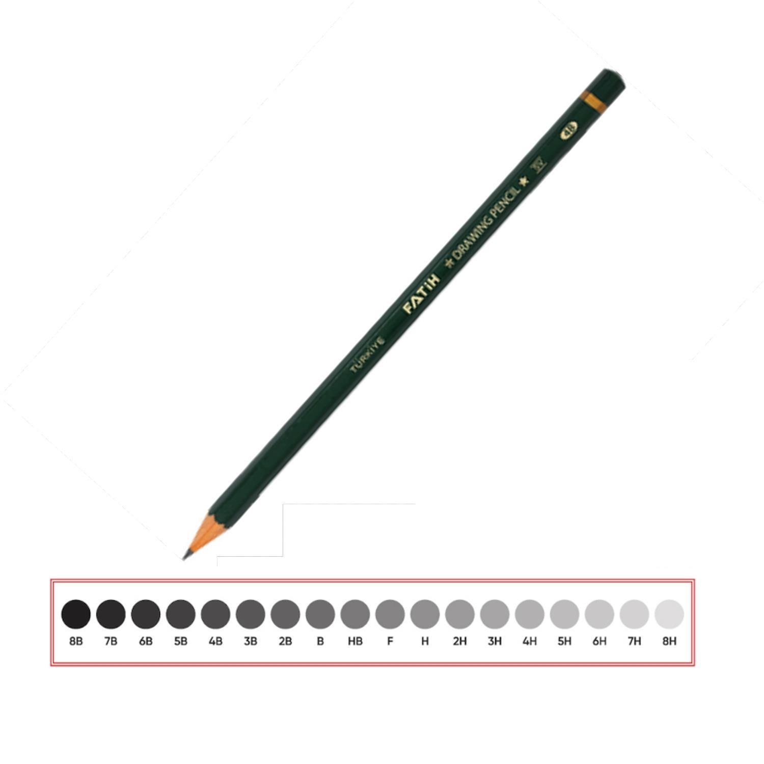 FATİHFatih Dereceli Karakalem Çizim Kalemi