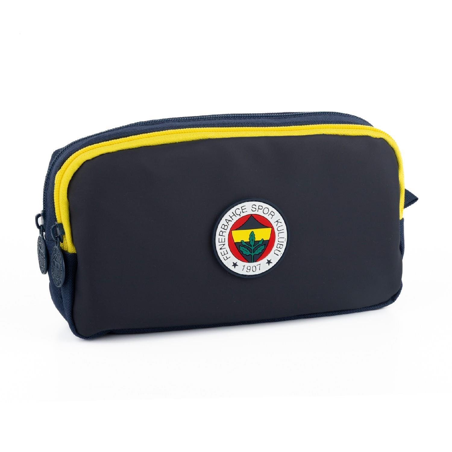 FenerbahçeFenerbahçe 2 Bölmeli Logo Baskılı Suni Deri Kalemlik Lacivert (25746)