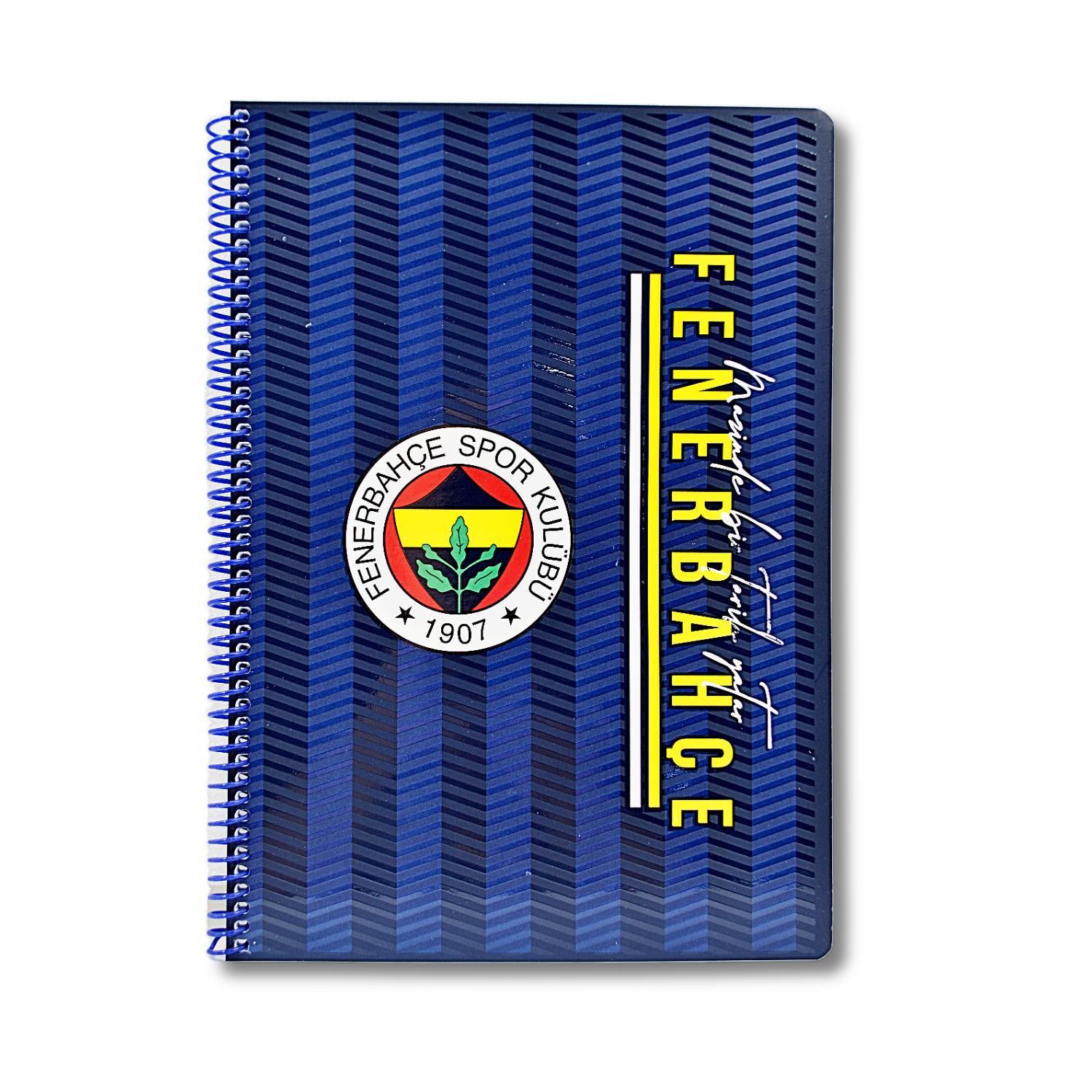 FenerbahçeFenerbahçe A4 72 Yaprak Karton Kapak Spiralli Defter Kareli (594567) 1 Adet