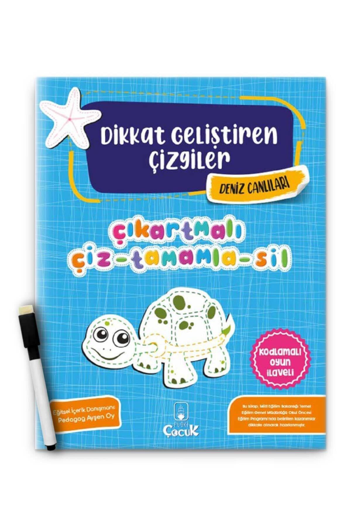 FLOKİ ÇOCUKFloki Çocuk Dikkat Geliştiren Çizgiler Deniz Canlıları - Ayşen Oy KTP