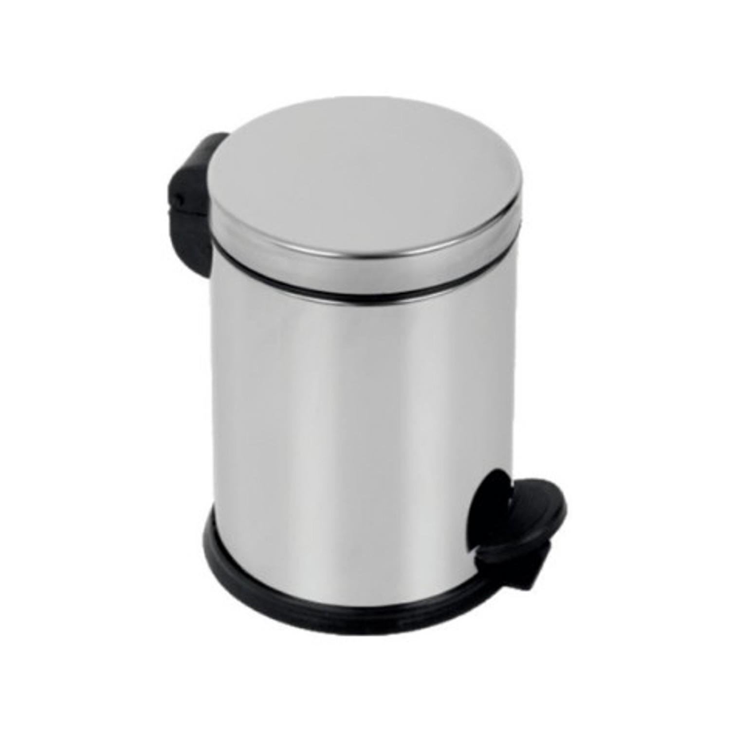 FlosoftFlora Paslanmaz Pedallı Çöp Kovası 3 Lt FT605 GKH