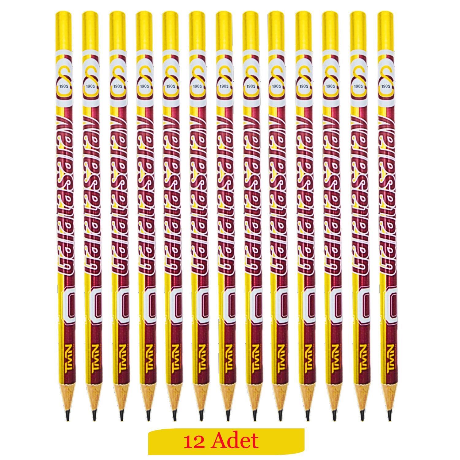 GalatasarayGalatasaray Yuvarlak Kurşun Kalem 12 Adet