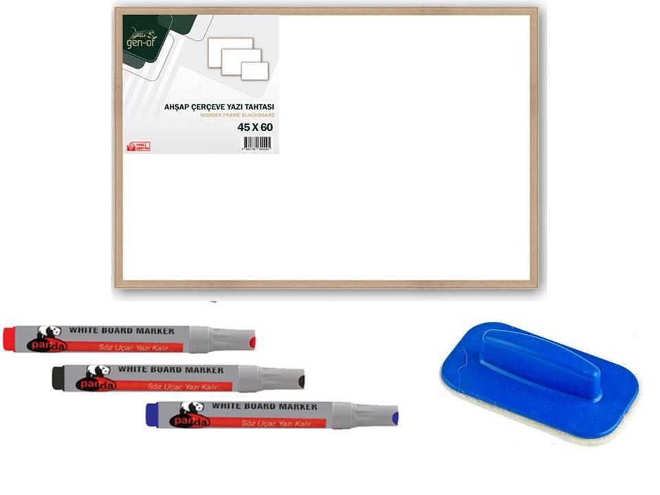 Gen-OfGen-Of 45X60 Yazı Tahtası+Kalem+Silgi Seti