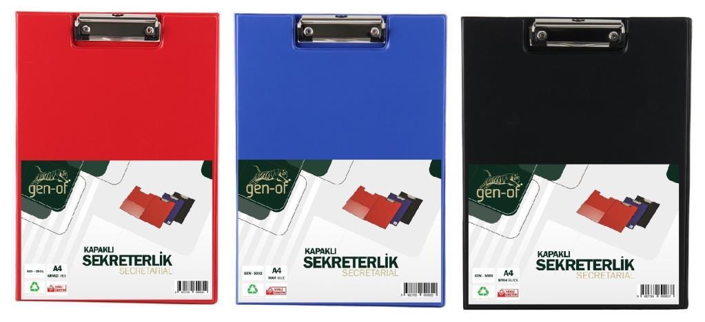 Gen-OfGen-Of A4 Kapaklı Sekreterlik Mavi Siyah Kırmızı