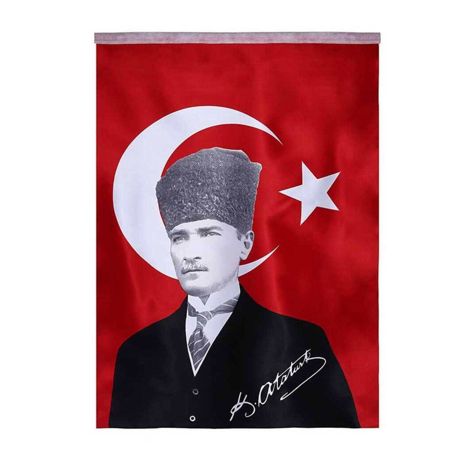 Gen-OfGen-Of Atalı Türk Bayrağı 50x75 cm Alpaka
