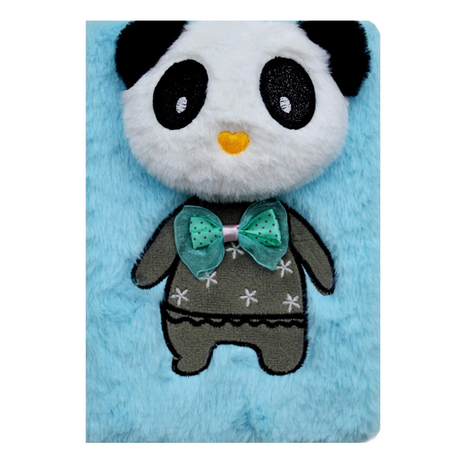 Gen-OfGen-Of Çizgili Pijamalı Hayvan Peluş Hatıra Ve Not Defteri A5 Çizgili 80 Yaprak (PD111)