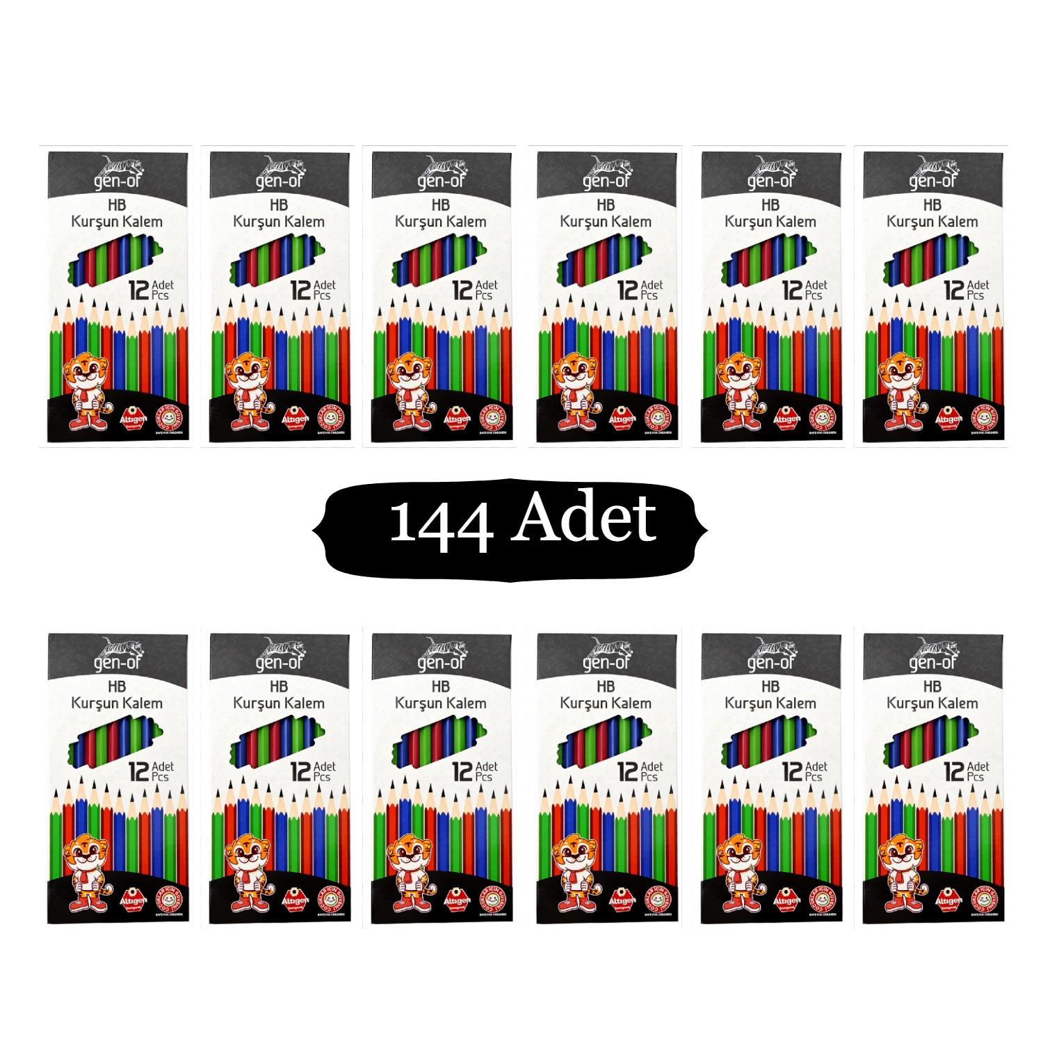 Gen-OfGen-Of HB Köşeli Kurşun Kalem (GEN-6000) 144 Adet