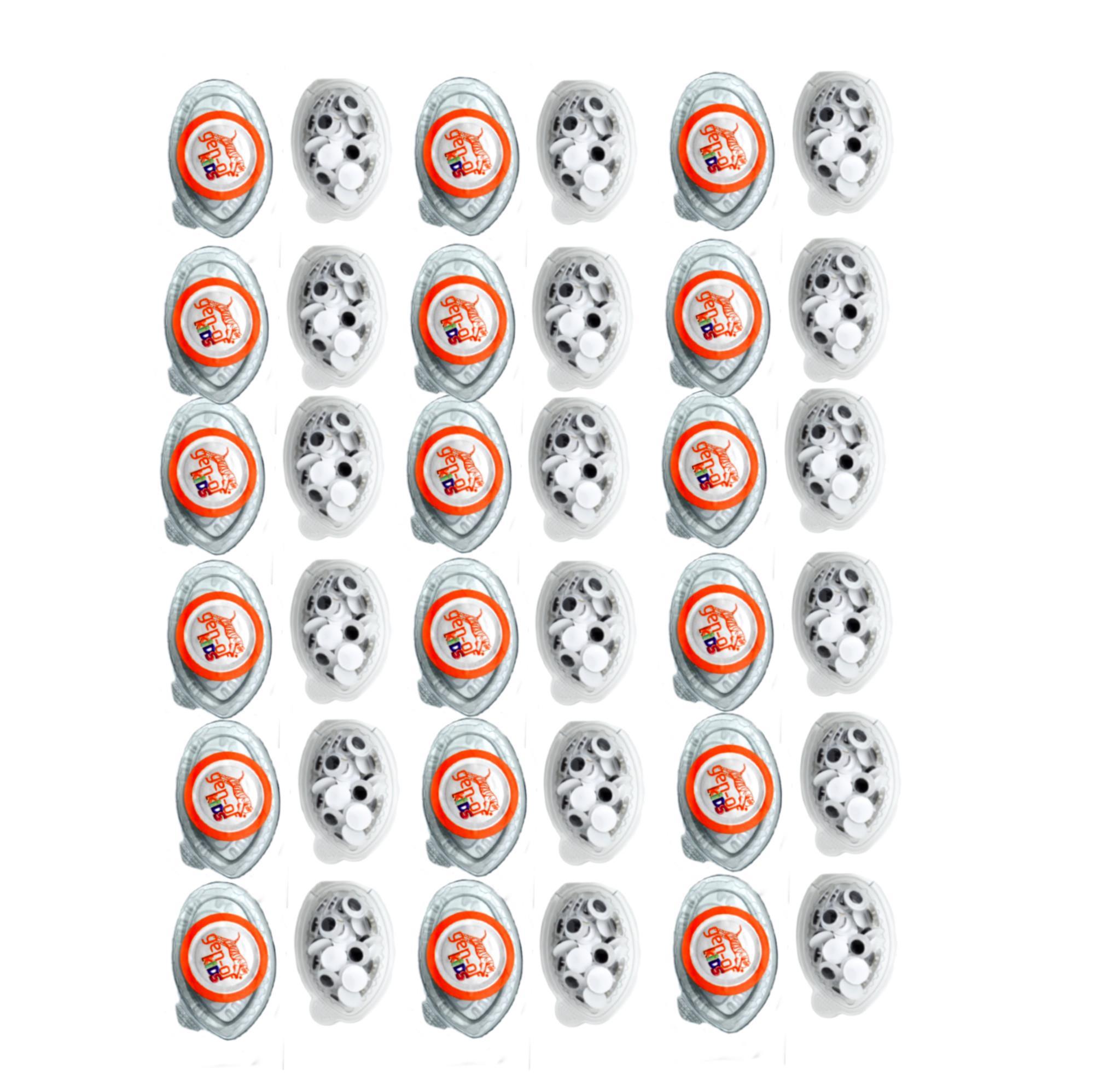 Gen-OfGen-Of Oynar Göz Siyah Beyaz 8 mm 36 Kutu Gen720836