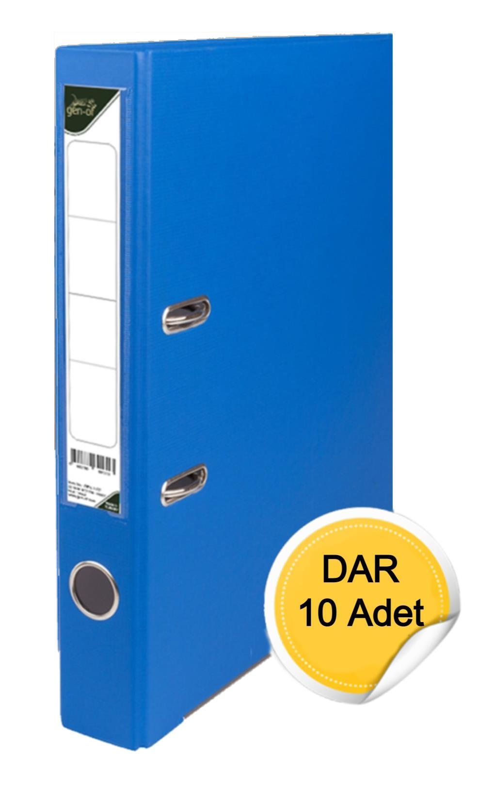 Gen-OfGen-Of Plastik Klasör Dar Mavi 10 Lu