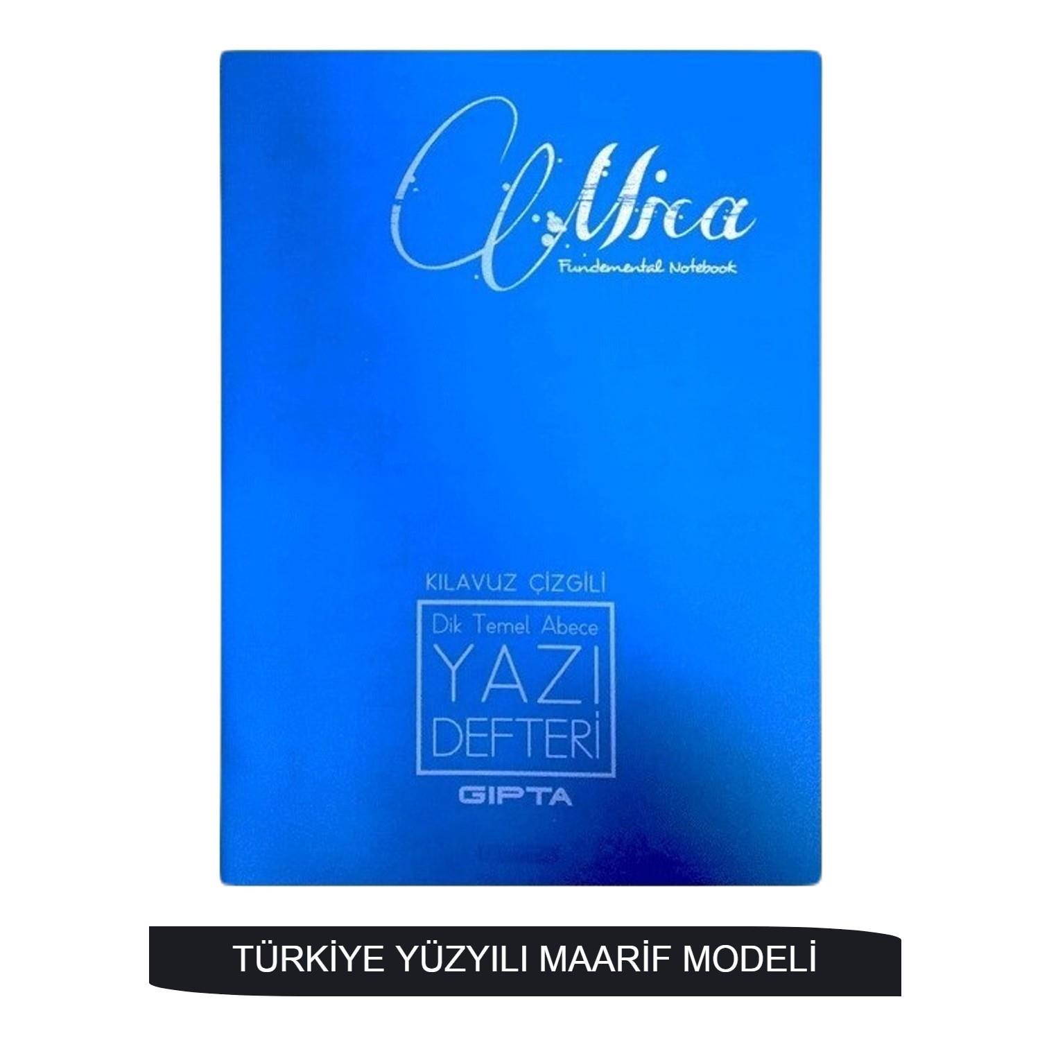 GıptaGıpta Mica A4 40 Yaprak Plastik Kapak Dikişli Dik Temel Güzel Yazı Defteri- Maarif (Kod : 7334)